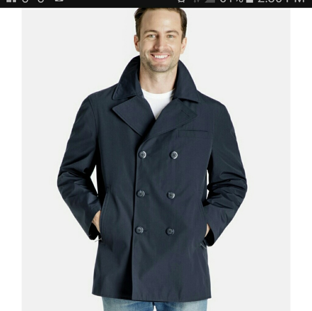 dark grey  London Fog size M pea coat
